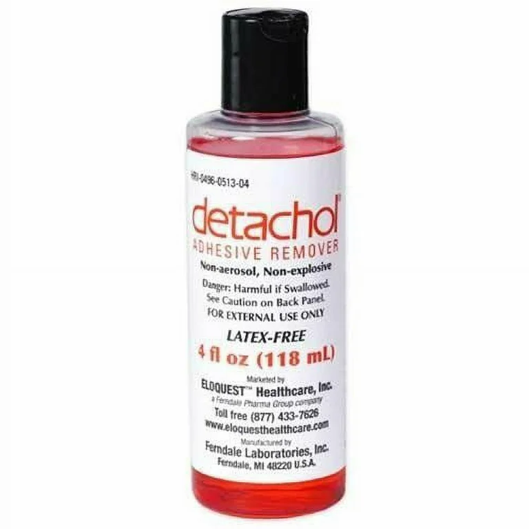 Detachol Adhesive Remover, 4 oz. Bottle (FEDETACHOL)