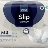 Abena Slip Premium Brief 28" - 43", Medium - Absorbency Level 4 (RB1000021287, 84/CA)