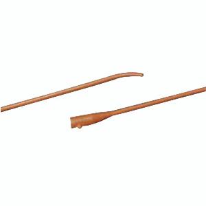 Coude Tiemann Two-Eye Latex Catheter 16 Fr 16" (57120616)