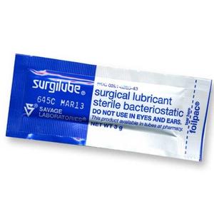 Surgilube Surgical Lubricant 3 g foilpac (EF20543)