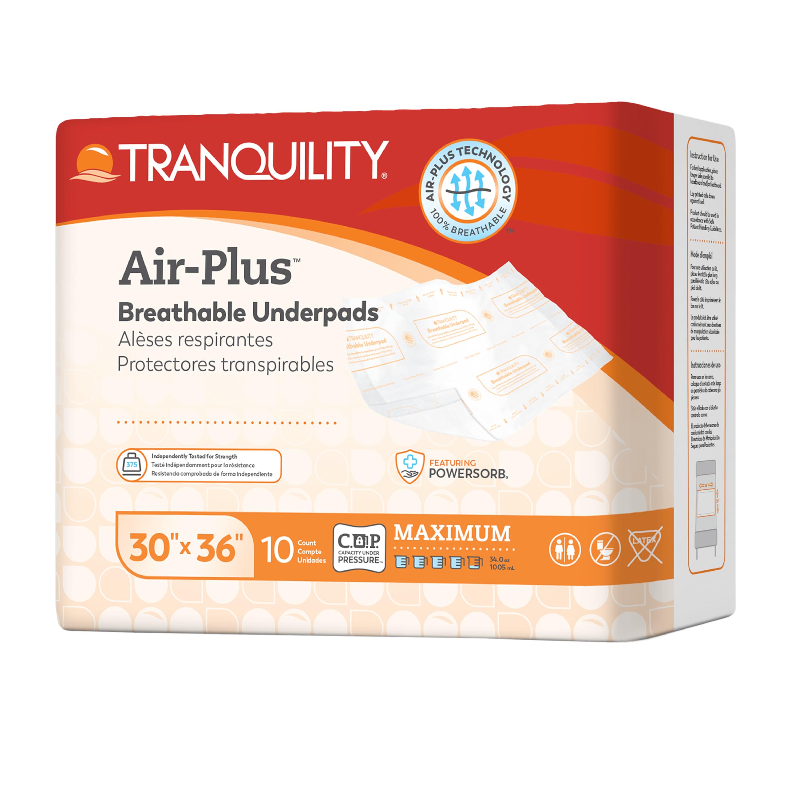 Air Plus Underpad 30" x 36" (PU2710, 40/CA)