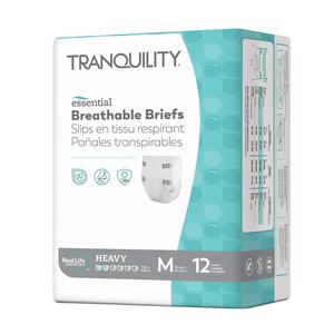 Tranquility Essential Breathable Briefs - Moderate, Medium, 32" - 44", 100 - 150 lbs (PU2745)
