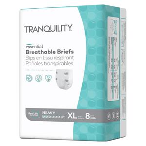 Tranquility Essential Breathable Briefs - Moderate, X-Large, 56" - 64", 200 - 250 lbs (PU2747)