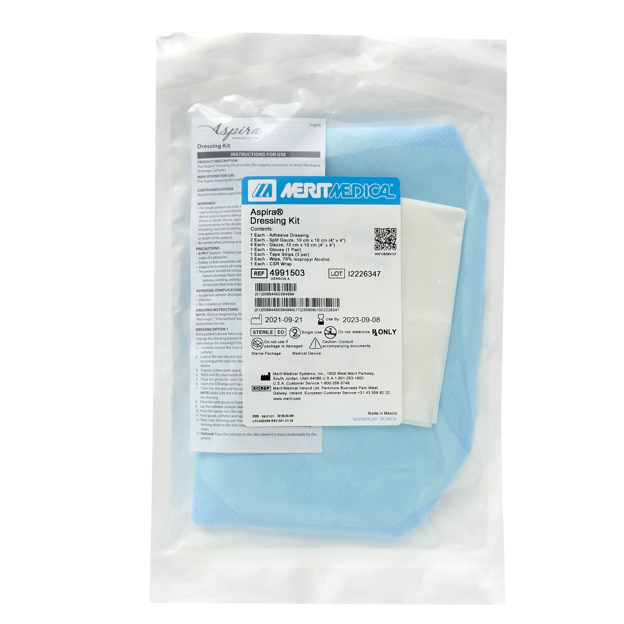 Aspira Dressing Kit with Latex-Free Glove (NT4991503, 5/BX)