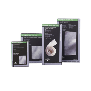 Maxorb Extra Ag Silver Alginate Sheet Dressing 2" x 2" (60MSC9422, 10/BX)