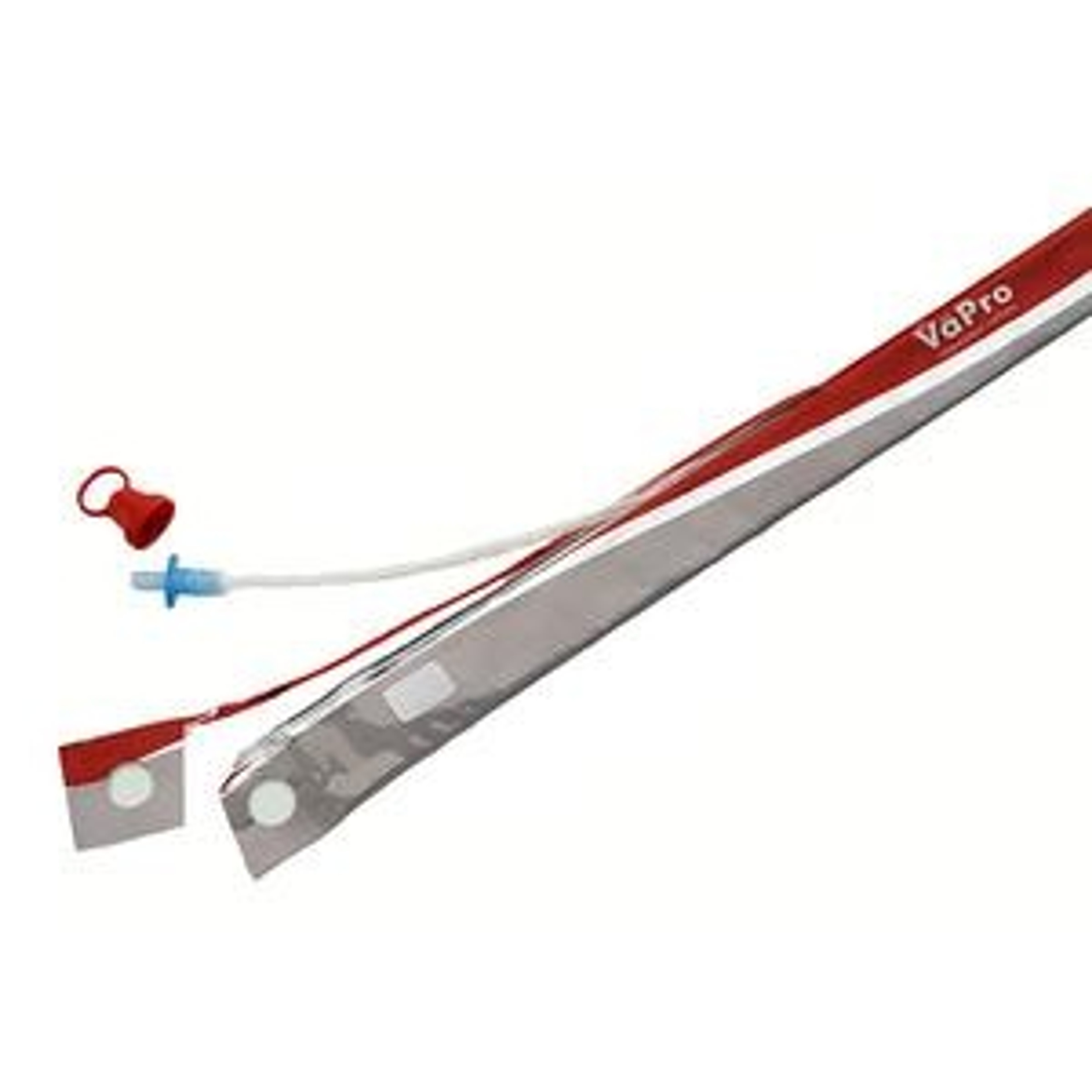 VaPro No Touch Intermittent Coude Catheter, Standard with Tip 12 Fr 16", Hydrophilic (5073124, 30/BX)