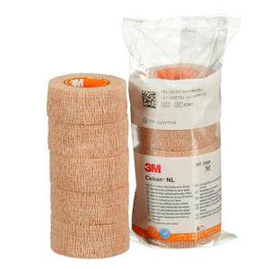 Coban Non-Latex Self-Adherent Wrap, Tan, 1" x 5 yd - Replacement for 882081C and 882081 (882081T, EA)