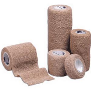 Coban Non-Sterile Self-Adherent Wrap 2" x 5 yds., Tan - Temporary Replacment for 8820815 (882082, 24/CA)