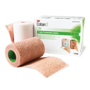 Coban Latex-Free 2-Layer Lite Compression System (882794N, 1/BX)