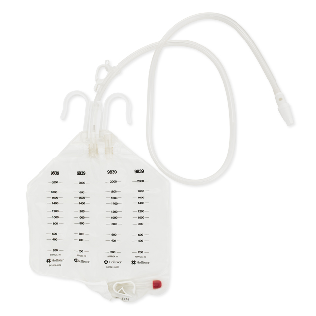 Bedside Urinary Drainage Collector with Anti-Reflux Valve 2,000 mL (509839)