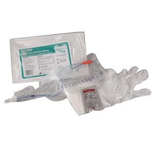 Self-Cath Coude Olive Tip Closed System with Insertion Supplies 14 Fr 16" 1100 mL (763814, 50/BX)