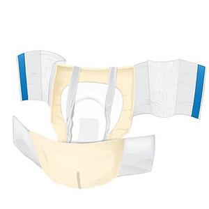 Cardinal Health Adult Stretch Brief, WINGS Plus - Heavy Absorbency, Size 2 (L/XL) - Waist Size 48" - 66" (6866064S)
