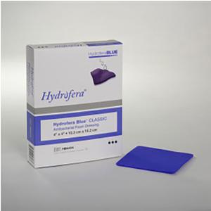 Hydrofera Blue Foam Dressing without Border, 4" x 4" (HFLHB4414, 10/BX)