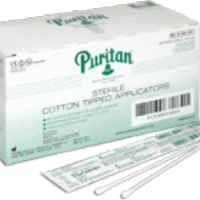 Sterile Cotton-Tip Applicator with Wood Handle 6" (HA258062WC, 200/BX)