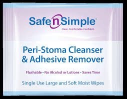 Peri-Stoma Adhesive Remover Wipe, 5/Package (RRSNS00505, 5/PK)