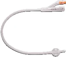 Silkomed 2-Way 100% Silicone Foley Catheter 18 Fr 5 cc (RU17060518, EA)