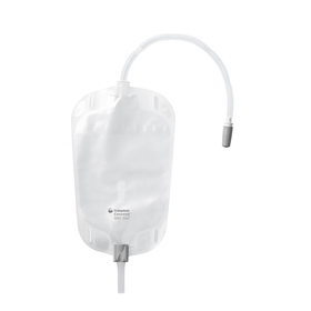 Conveen Security + Leg Bag with Clamp, Tubing, Non-Latex Straps, 17 fl oz, 500 mL (6221026)