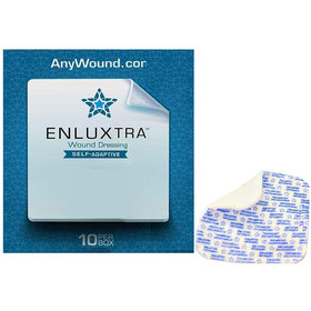 Enluxtra Self-Adaptive Wound Dressing, 4" x 4" (OSAWD51010C, 10/BX)