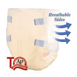Tranquility Essential Breathable Briefs - Moderate, X-Large, 56" - 64", 200 - 250 lbs (PU2314)
