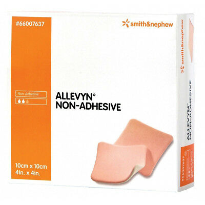 ALLEVYN Non-Adhesive Hydrocellular Foam Dressing, 4" x 4" (66007637, 10/BX)
