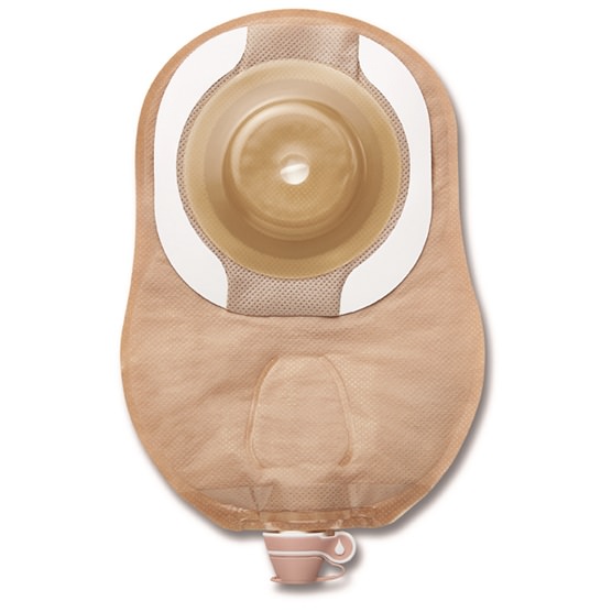 Hollister CeraPlus Urostomy Pouch, One-Piece, Soft Convex, 1-1/8" Stoma, Pre-Sized, 9" Beige (508415, 5/BX)