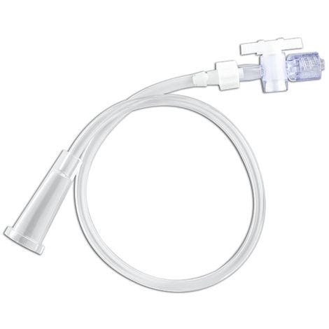 Cook VPI Tube with Drain Bag Connector 14Fr 30cm, Stopcock, Latex-free (G02278, Each)