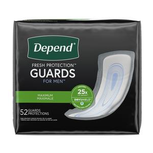 Depend Incontinence Guards for Men, Maximum Absorbency (6913792, 104/CA)