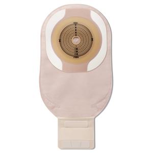 Hollister Premier™ One-Piece Drainable Pouch, Up to 2-1/2" Cut-to-Fit Flat FlexWear® Skin Barrier, Filter, Integrated Closure, Transparent (#8081)