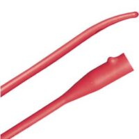 Bard Red Rubber Catheter, All-Purpose, 12Fr, 16" (57277712, 12/CA)